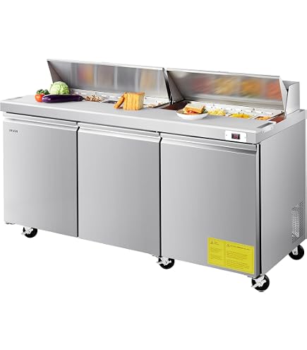Amazon.com: Arctic Air APP71R 71-Inch Two Solid Door Pizza Prep